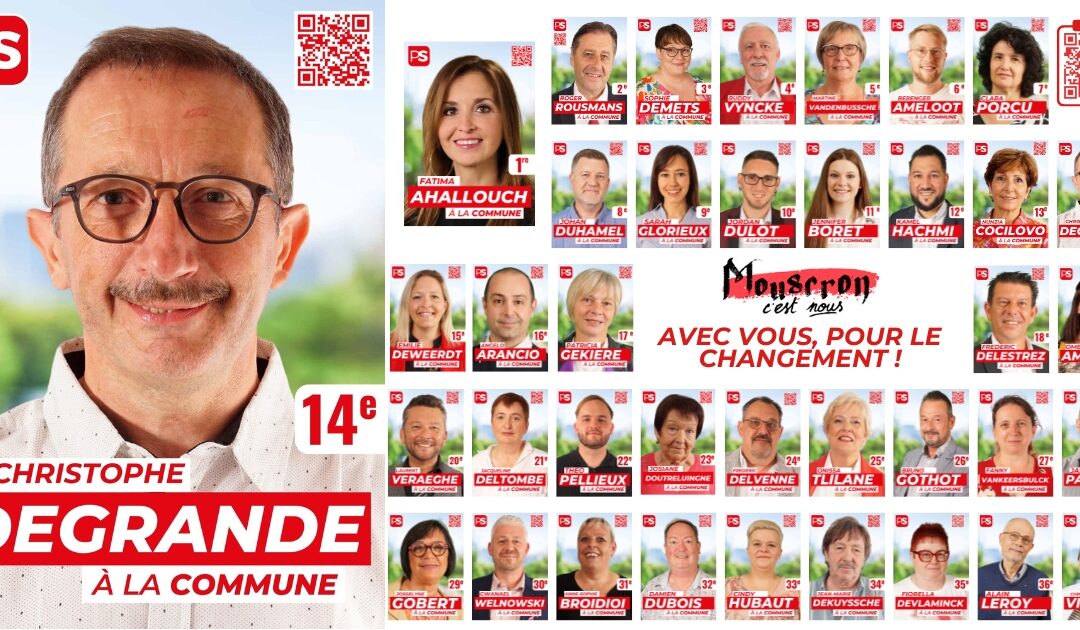 Christophe DEGRANDE – Candidat N° 14